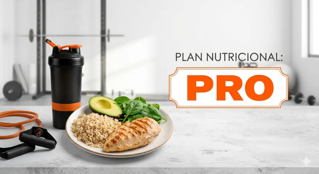 Ilustración nutrición deportiva: planificación de menú semanal personalizado