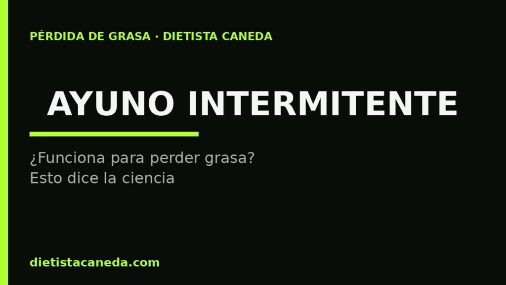 AYUNO INTERMITENTE para adelgazar - imagen destacada