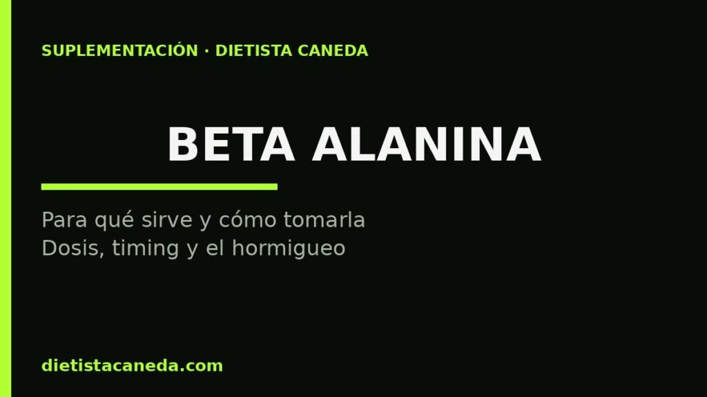 BETA ALANINA - imagen destacada