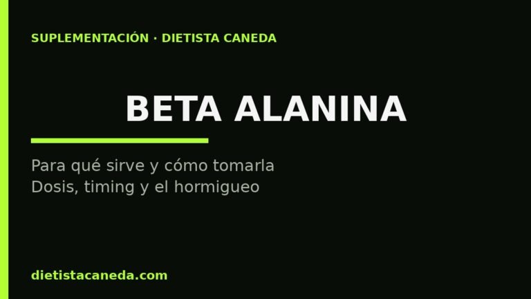 BETA ALANINA - imagen destacada