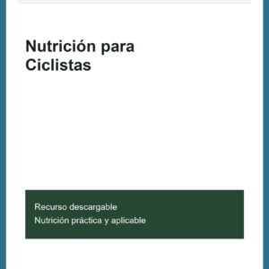 Portada del ebook NutriciÃ³n para Ciclistas
