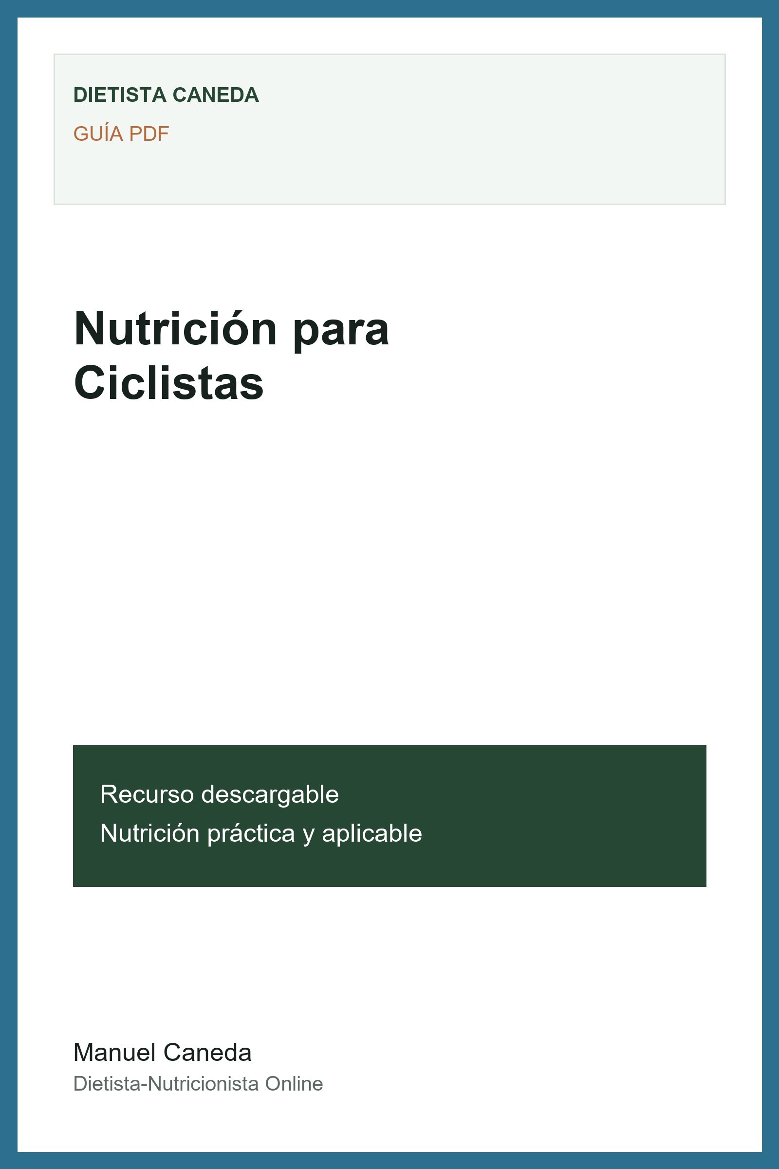 Nutrición para Ciclistas