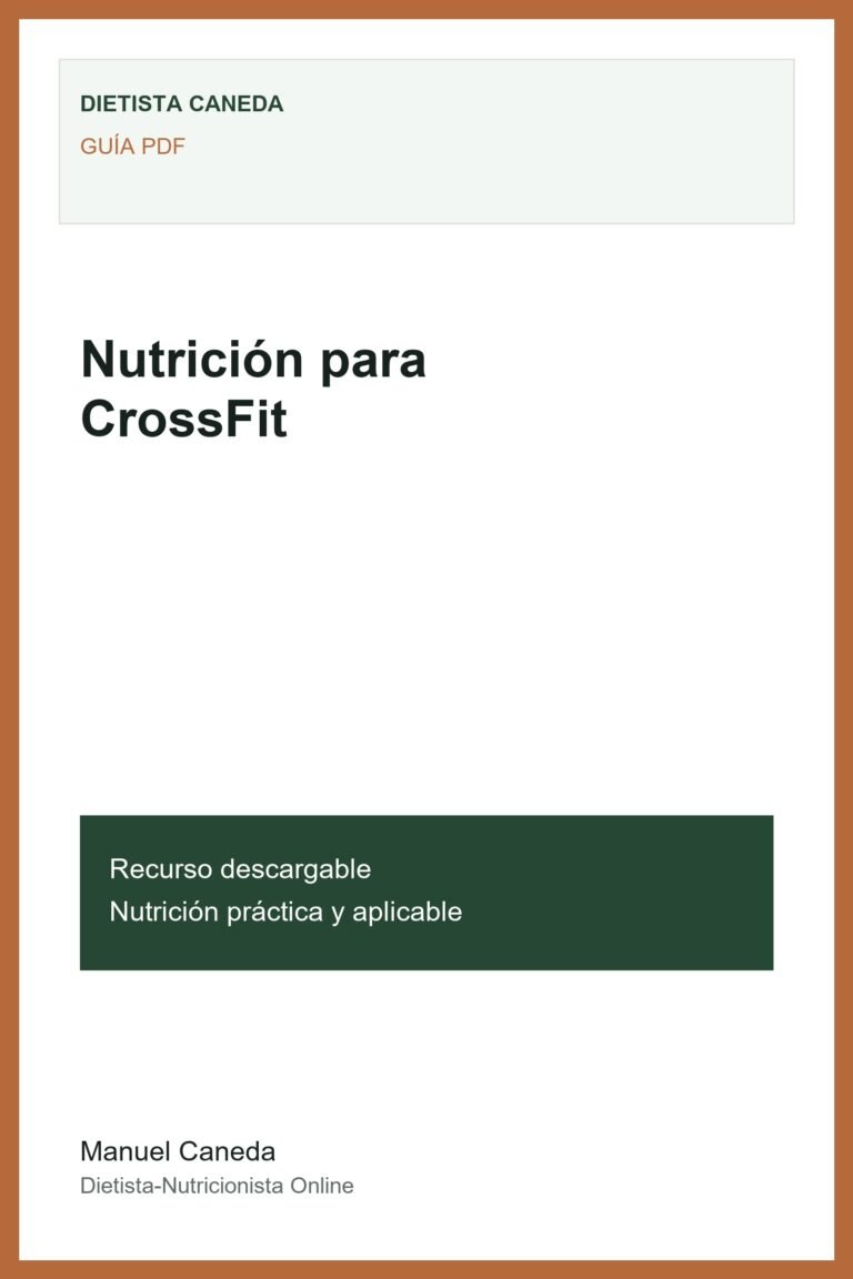Nutrición para CrossFit