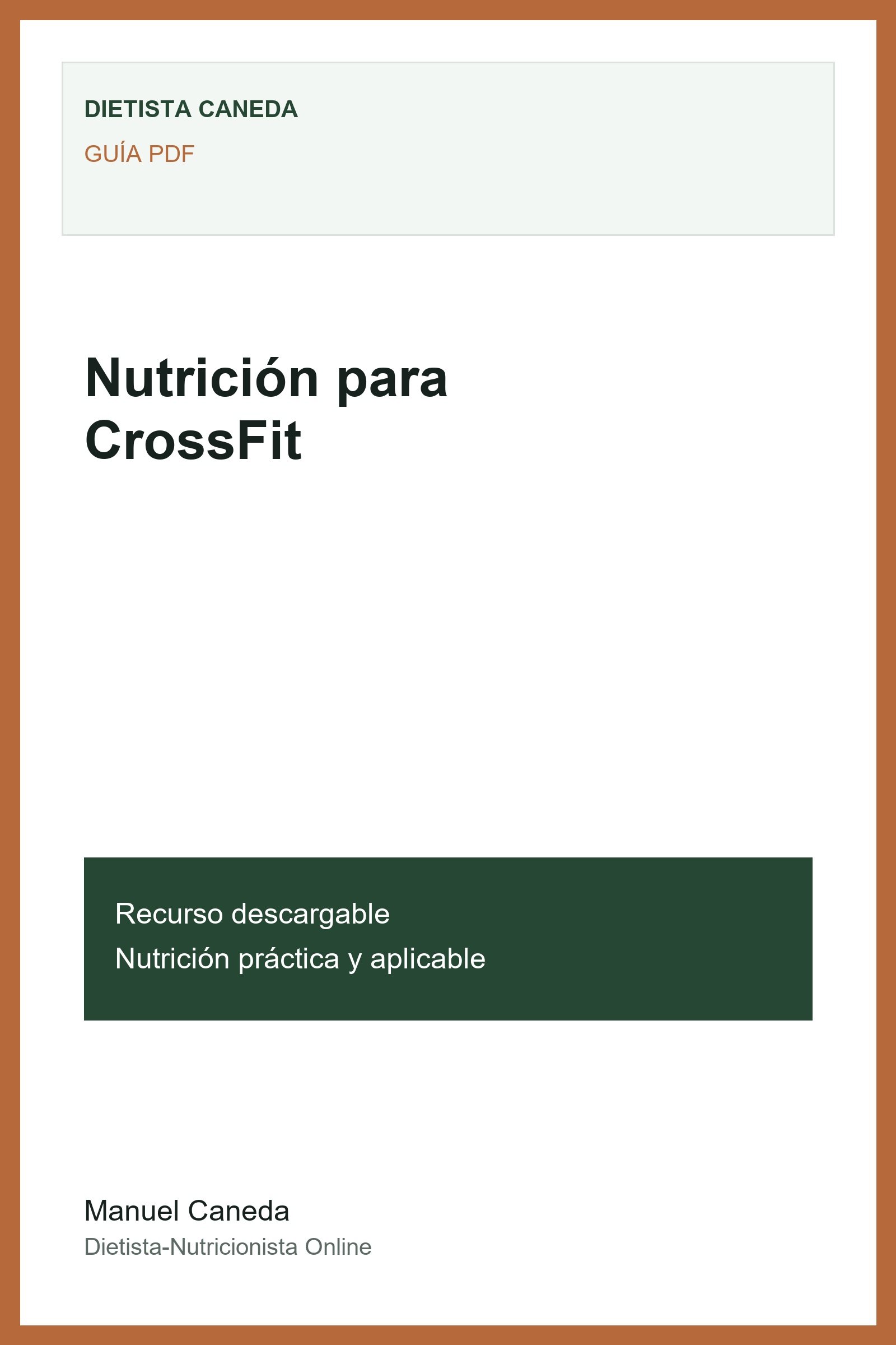 Nutrición para CrossFit