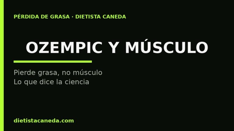 OZEMPIC Y MÚSCULO - imagen destacada
