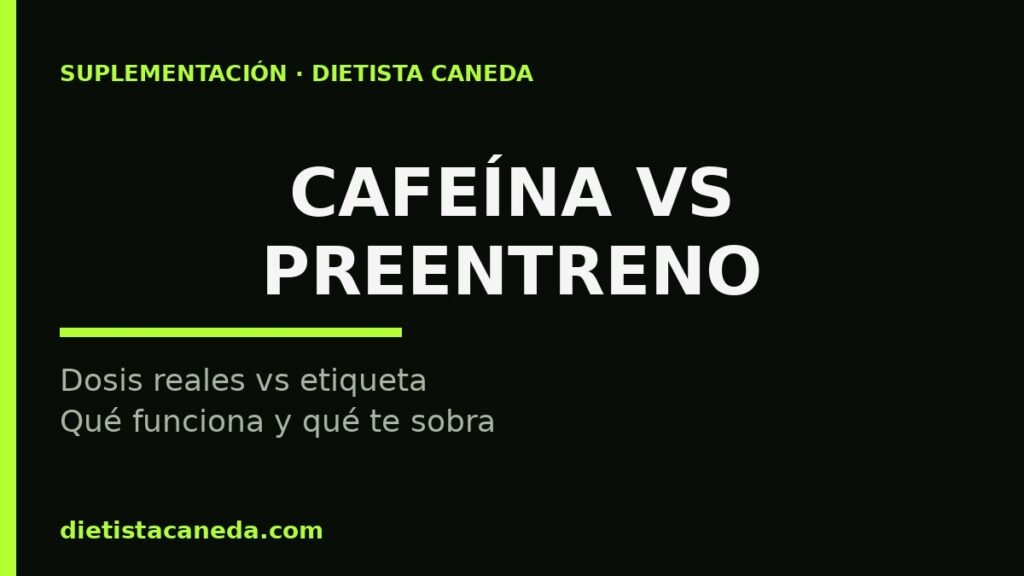Cafeína vs preentreno - imagen destacada