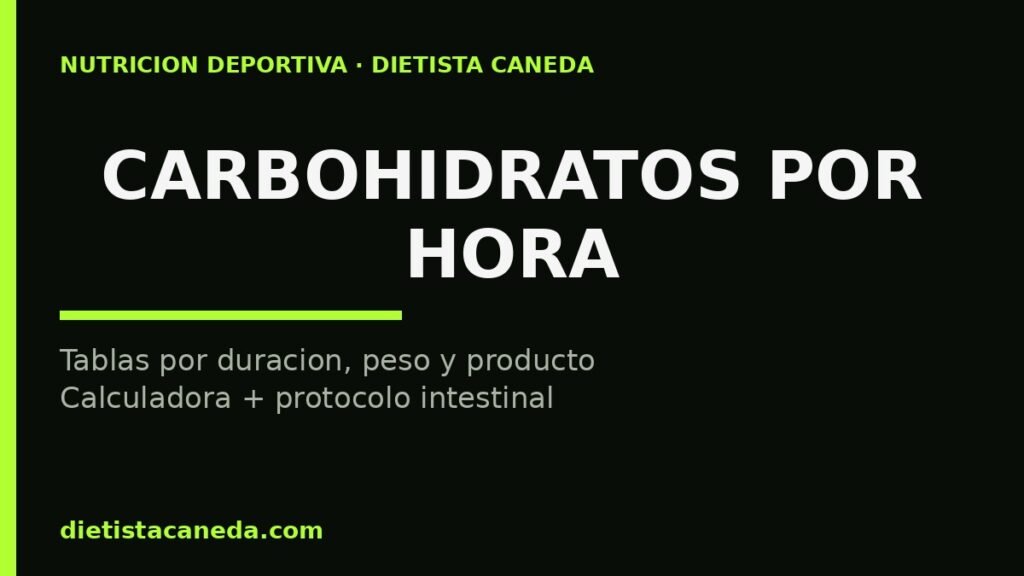 Carbohidratos por hora en resistencia - imagen destacada