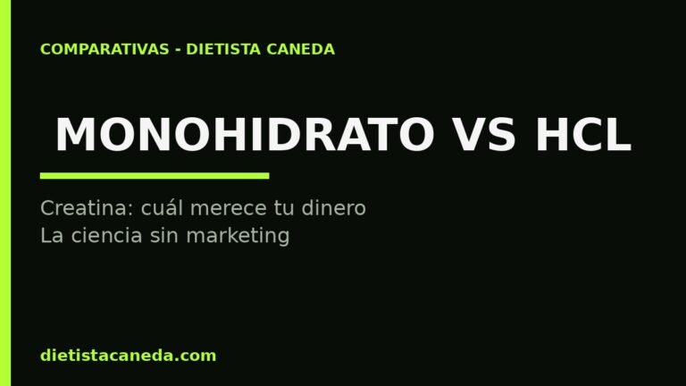 MONOHIDRATO VS HCL - imagen destacada