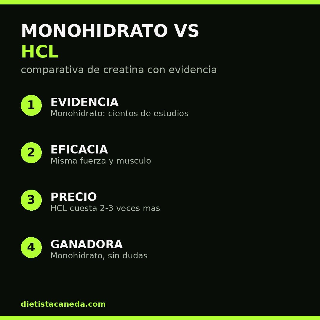 MONOHIDRATO VS HCL