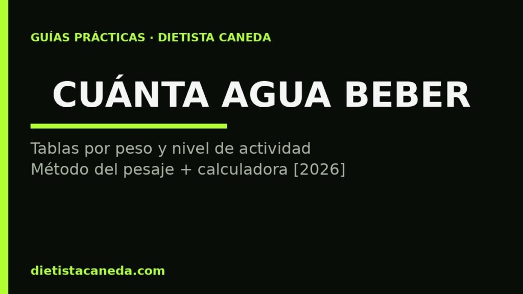 Cuánta agua beber - imagen destacada