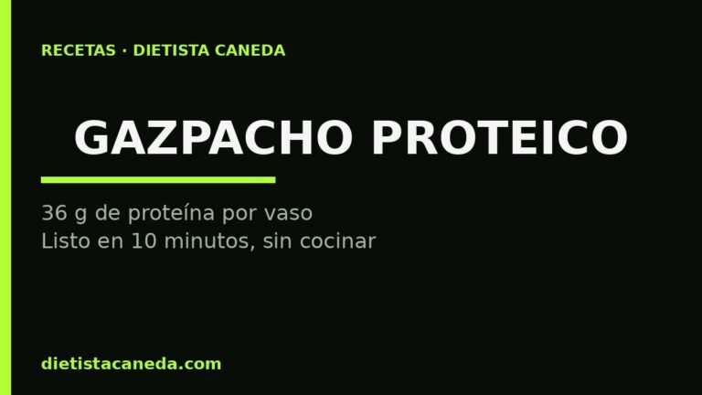 Gazpacho proteico con 36 g de proteina - imagen destacada