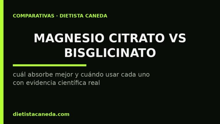 Magnesio citrato vs bisglicinato - imagen destacada