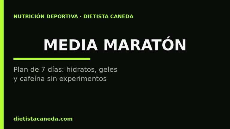 Nutrición para media maratón - imagen destacada