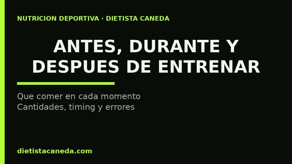 Que comer antes, durante y despues de entrenar - imagen destacada
