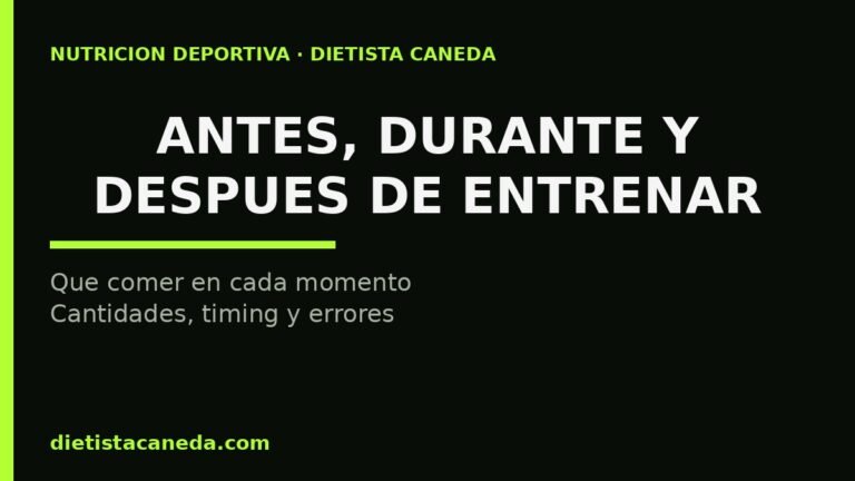 Que comer antes, durante y despues de entrenar - imagen destacada