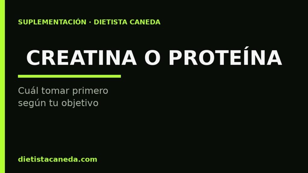 CREATINA O PROTEÍNA - imagen destacada