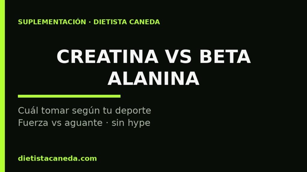 CREATINA VS BETA ALANINA - imagen destacada