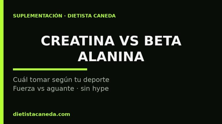 CREATINA VS BETA ALANINA - imagen destacada
