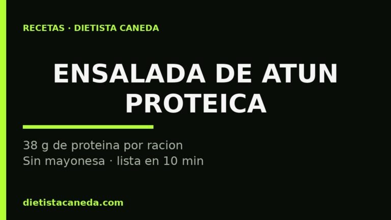 ENSALADA DE ATUN PROTEICA - imagen destacada