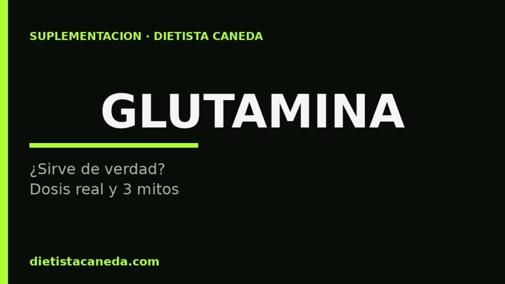 Glutamina para deportistas - imagen destacada