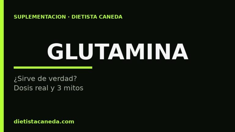 Glutamina para deportistas - imagen destacada