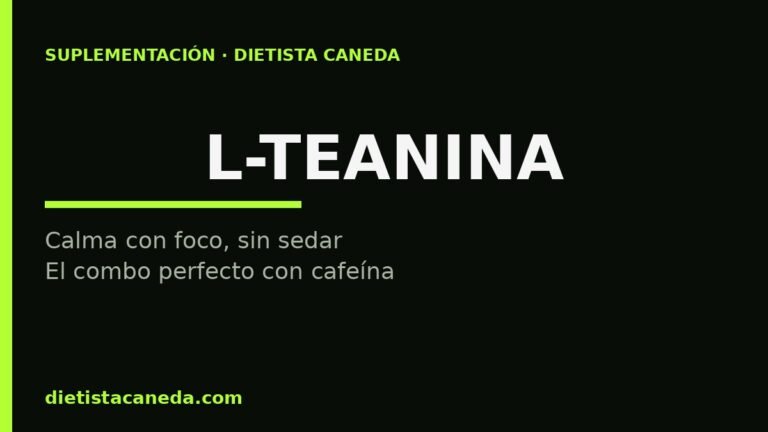 L-teanina: para qué sirve, dosis y el combo con cafeína