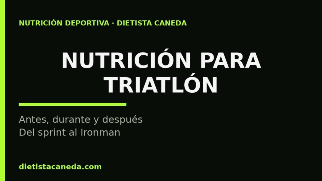 NUTRICIÓN PARA TRIATLÓN - imagen destacada