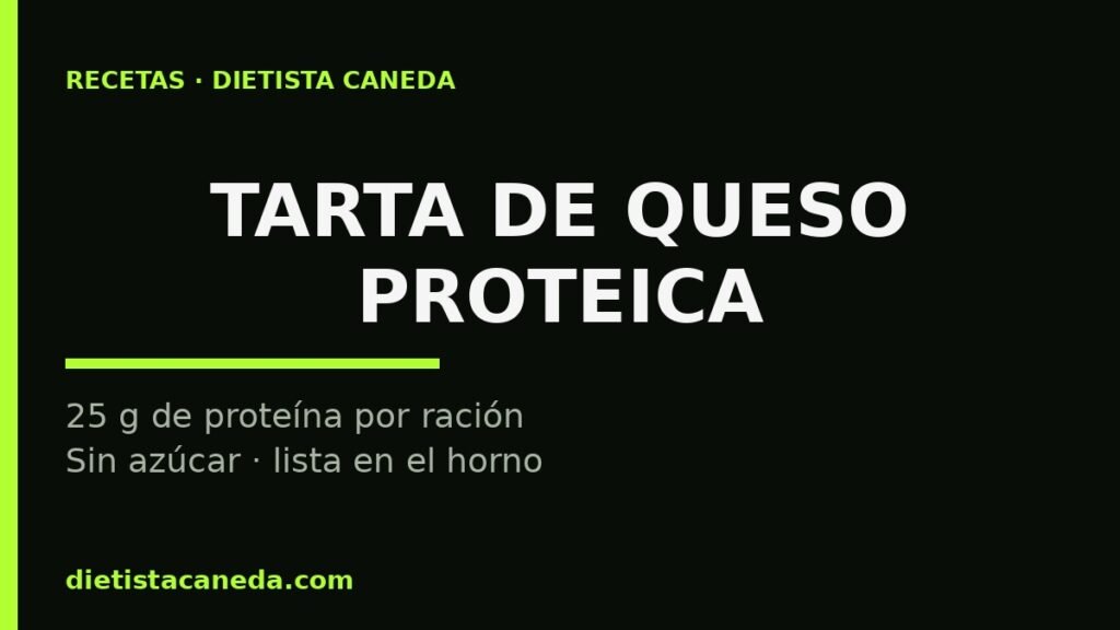 TARTA DE QUESO PROTEICA - imagen destacada