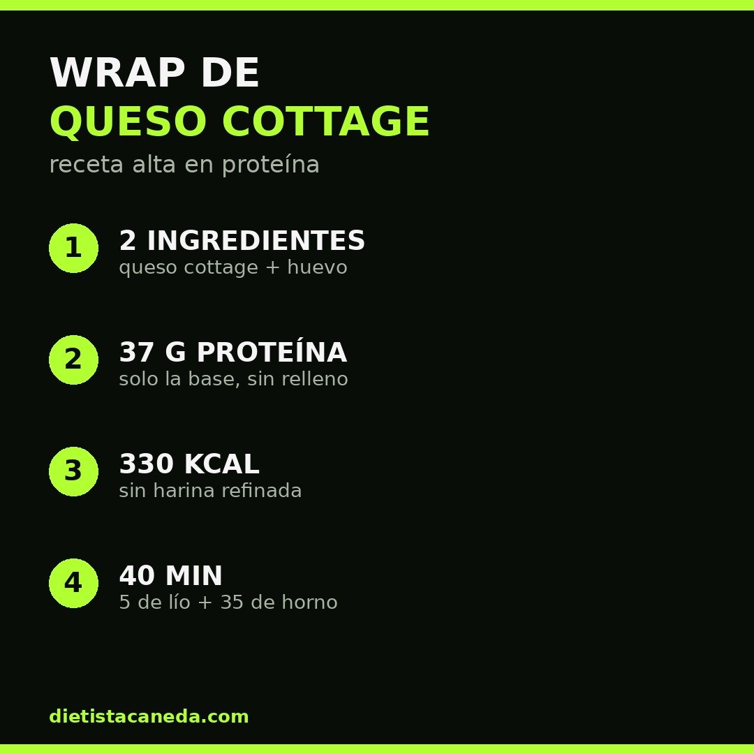 WRAP DE QUESO COTTAGE