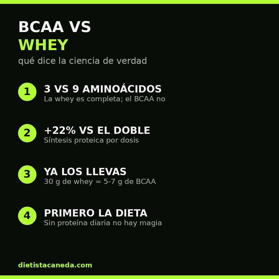 BCAA VS WHEY: comparativa