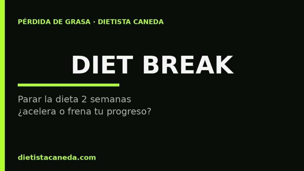 Diet break - imagen destacada
