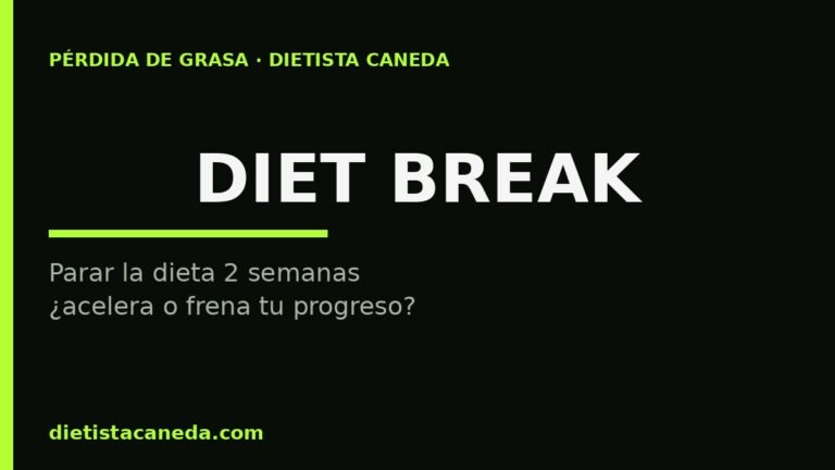 Diet break - imagen destacada