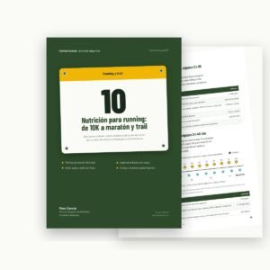 Portada de la guía Nutrición para running: de 10K a maratón y trail