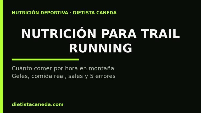 Nutrición para trail running - imagen destacada