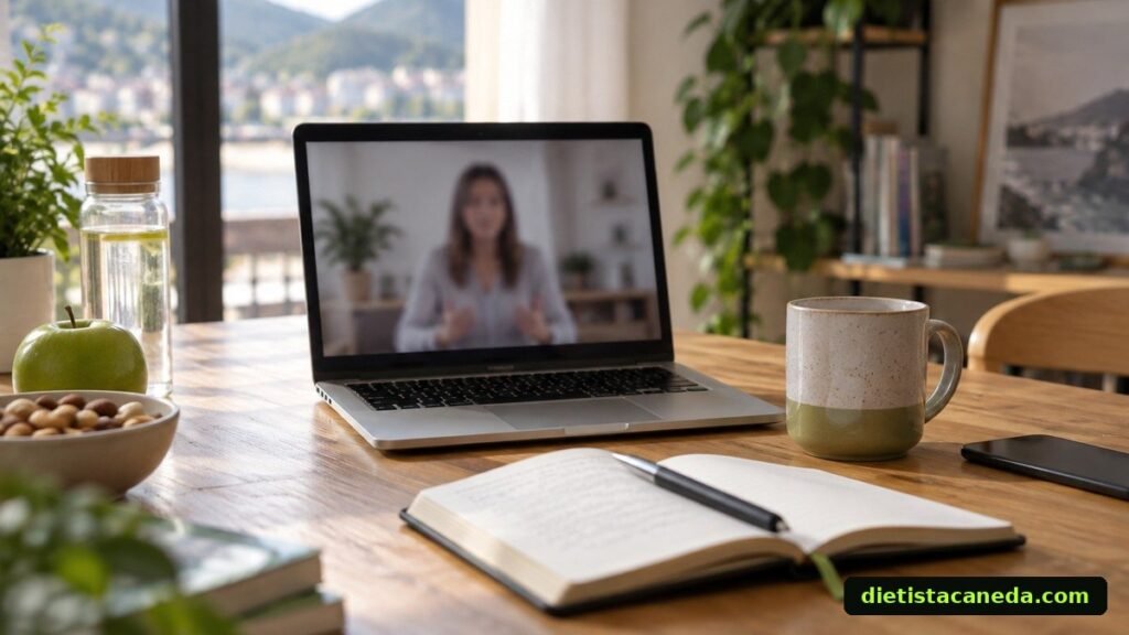 Consulta de nutrición online por videollamada