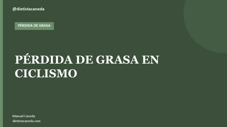 Pérdida de grasa en ciclismo: cuánto y cómo sin perder vatios